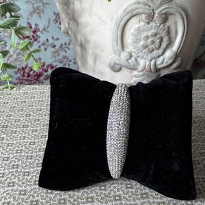 Elegant Stainless Steel Silver Bracelet - 7”